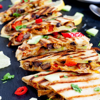 Mushroom Quesadilla Without Cheese