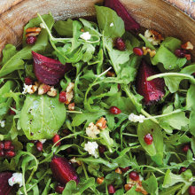 Roasted Beet and Goat Cheese Salad