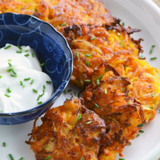 Carrot-Apple Latkes