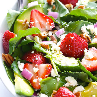 Strawberry Kale Salad