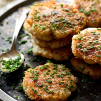 Parmesan-crusted Crushed Turnips